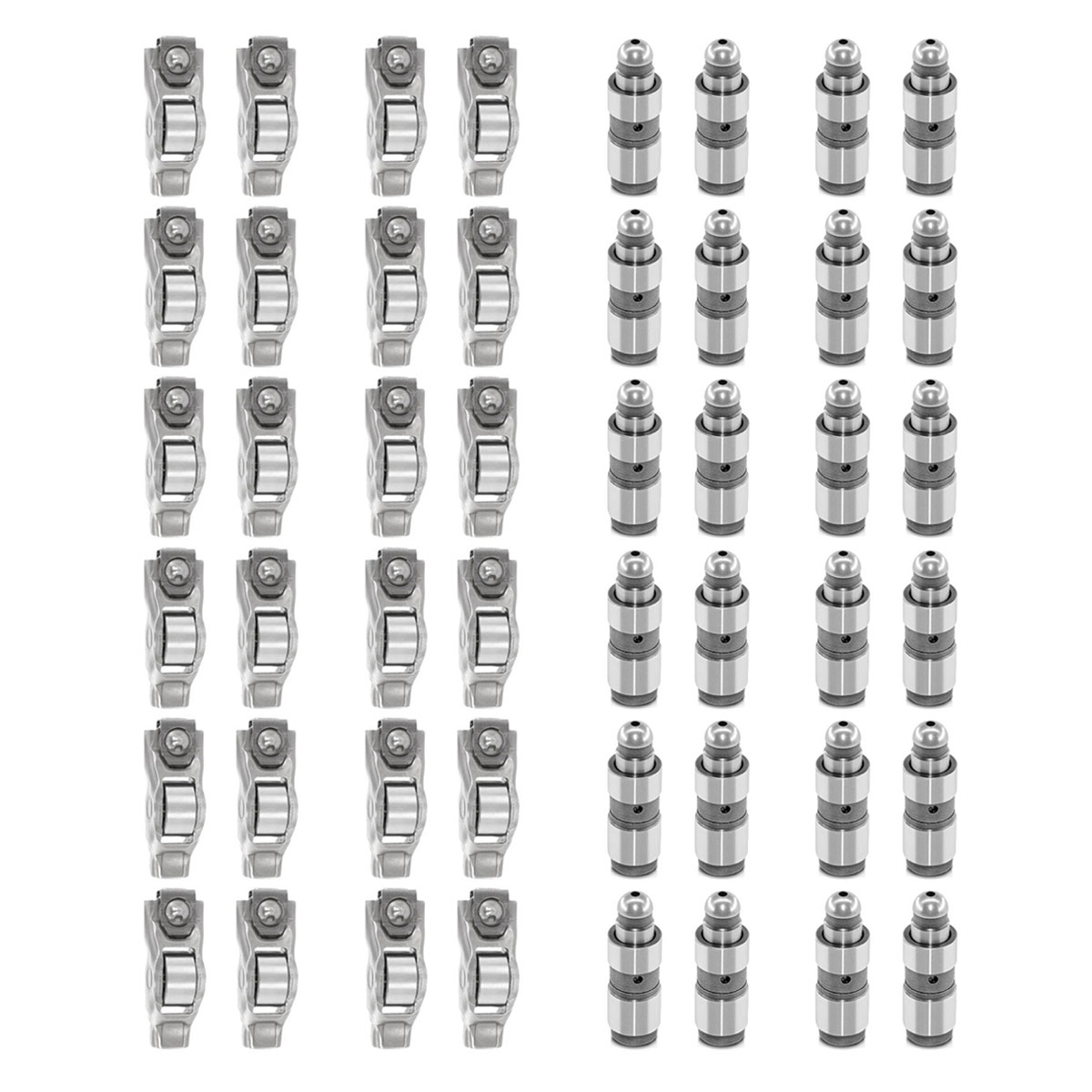 24X Valve Lifters and Rocker Arms for Ford EcoBoost 3.5L 4V V6 ML3Z6564A, JR3Z6564A, BR3Z6500A