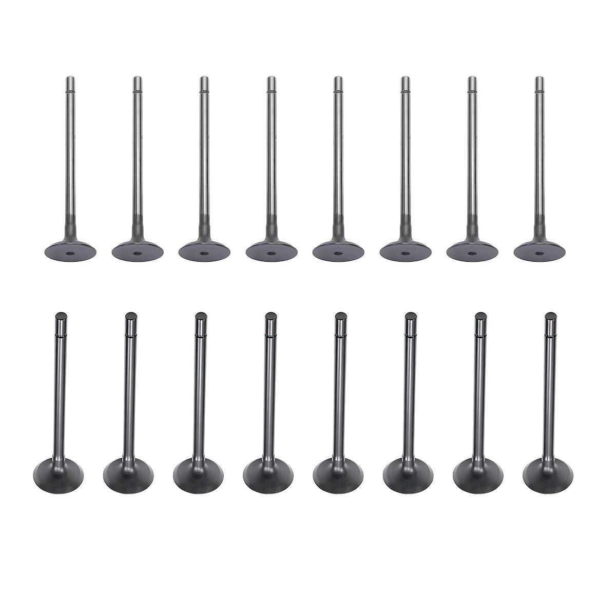 16X Exhaust & Intake Valves for GM Duramax 6.6L L5P L5D 12636188, 12636187
