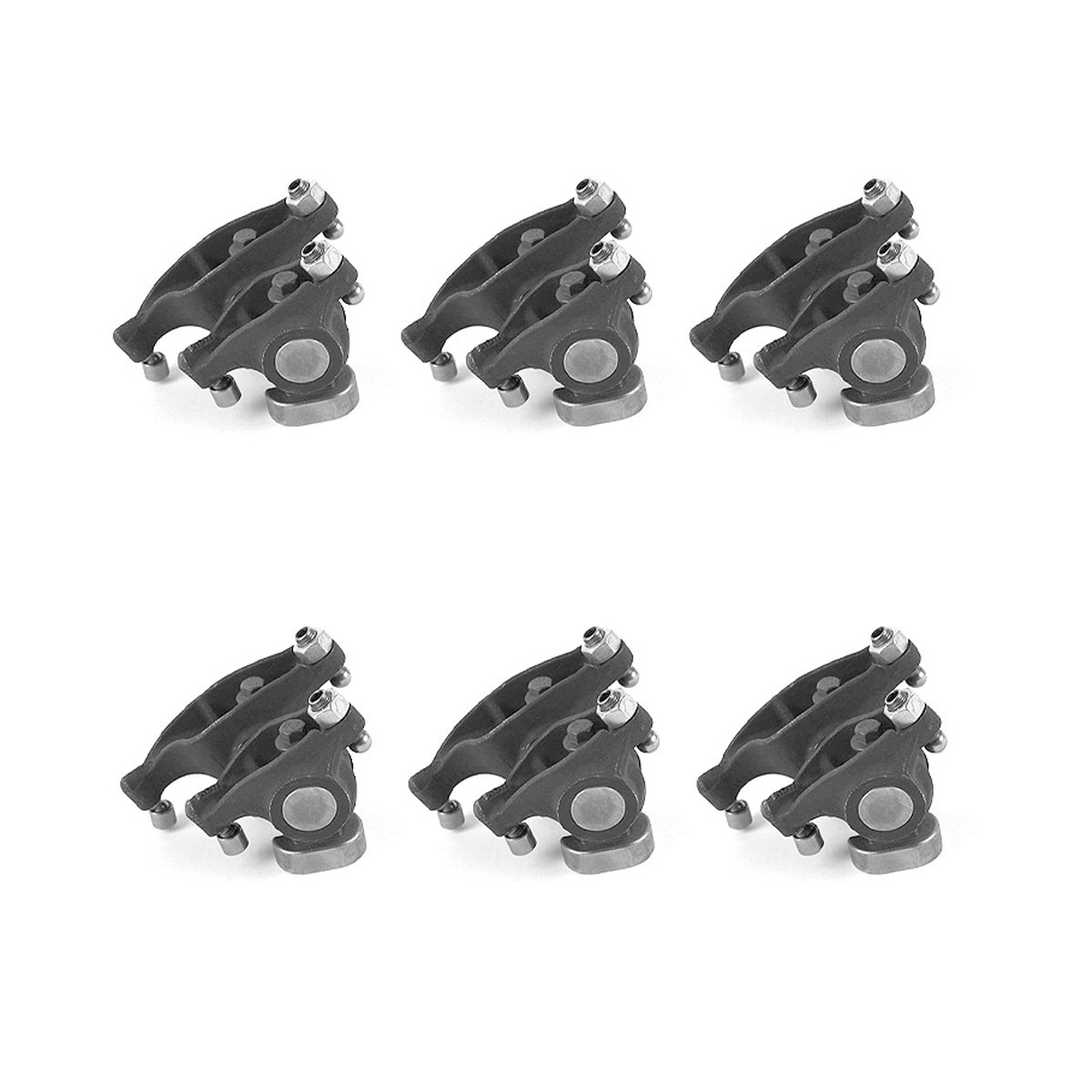 6X Rocker Arm Assembly for Ram2500 3500 4500 5500 F-650 F-750 Cummins ISB 5.9L 6.7L 3958753, 4995602, 4928698
