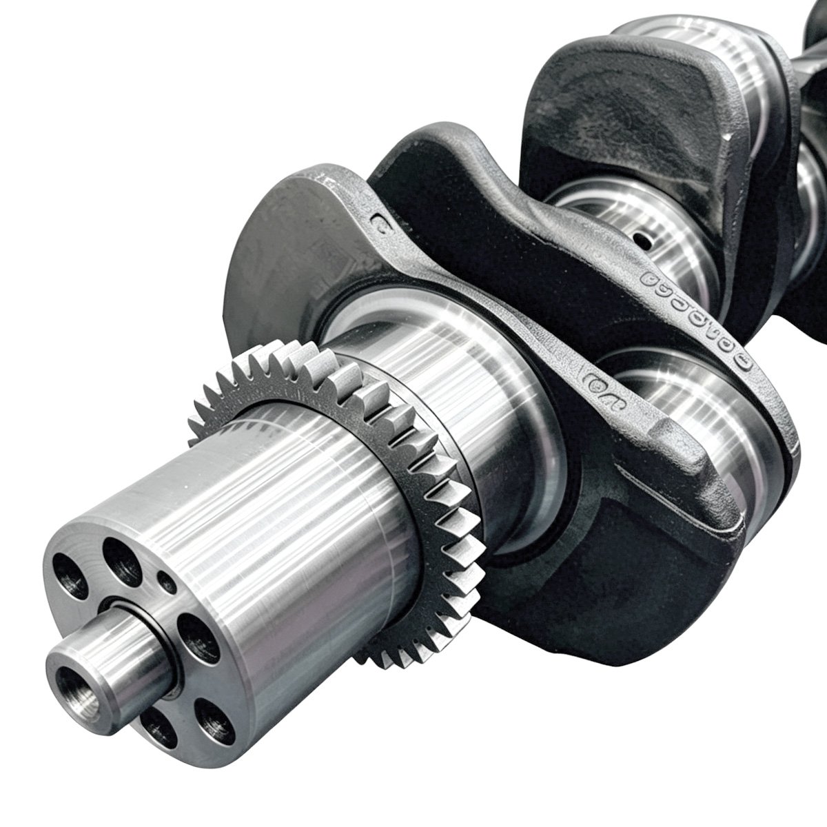 Crankshaft for Ram2500 3500 4500 5500 F-650 F-750 Cummins ISB QSB 6.7L 3974635, 4934862, 5301009, 3974538 - Image 4