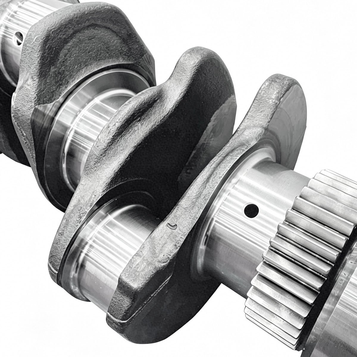 Crankshaft for Ram2500 3500 4500 5500 F-650 F-750 Cummins ISB QSB 6.7L 3974635, 4934862, 5301009, 3974538 - Image 5